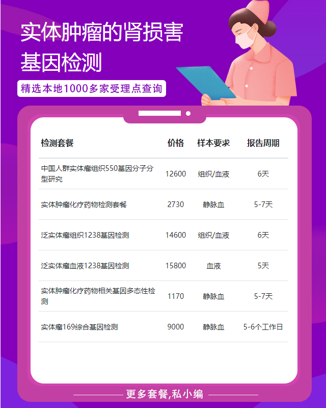 駐馬店實(shí)體腫瘤的腎損害基因檢測(cè)怎么做