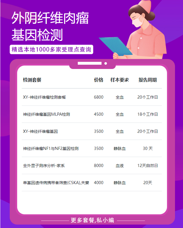 淮安外陰纖維肉瘤基因檢測費(fèi)用是多少錢