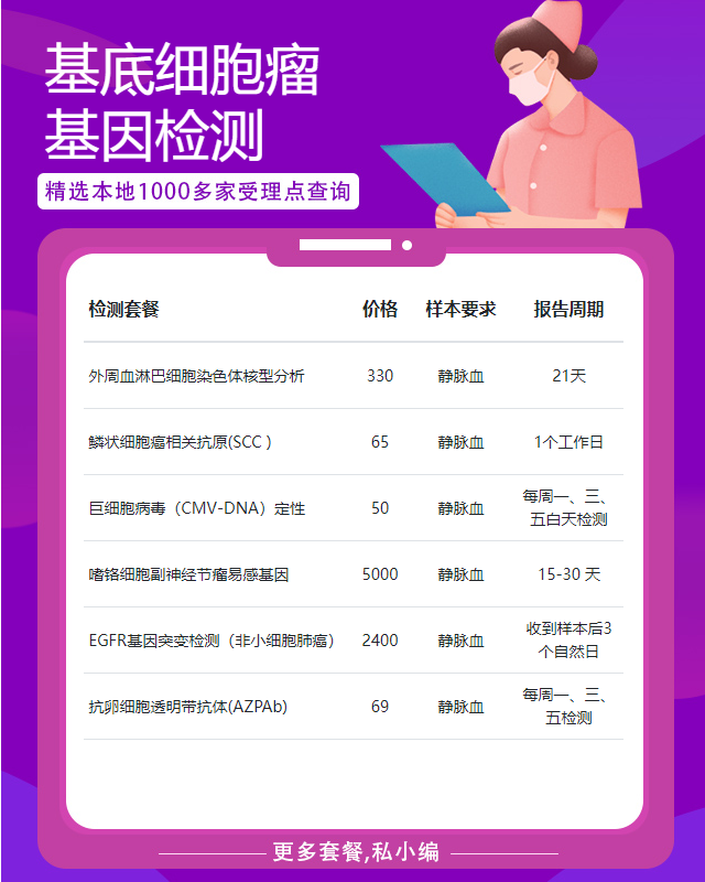 肇慶基底細胞瘤基因檢測需要什么條件