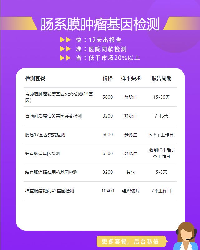貴陽腸系膜腫瘤基因檢測方法是什么