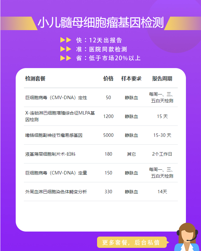 邯鄲小兒髓母細胞瘤基因檢測有幾家正規機構