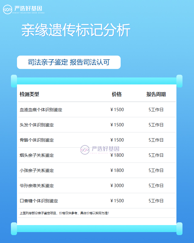 沈陽親子鑒定費大概多少錢 沈陽親子鑒定費大概多少錢