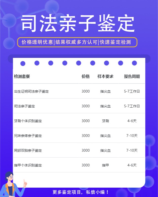 那曲可以做父母子親子鑒定的10個中心機構