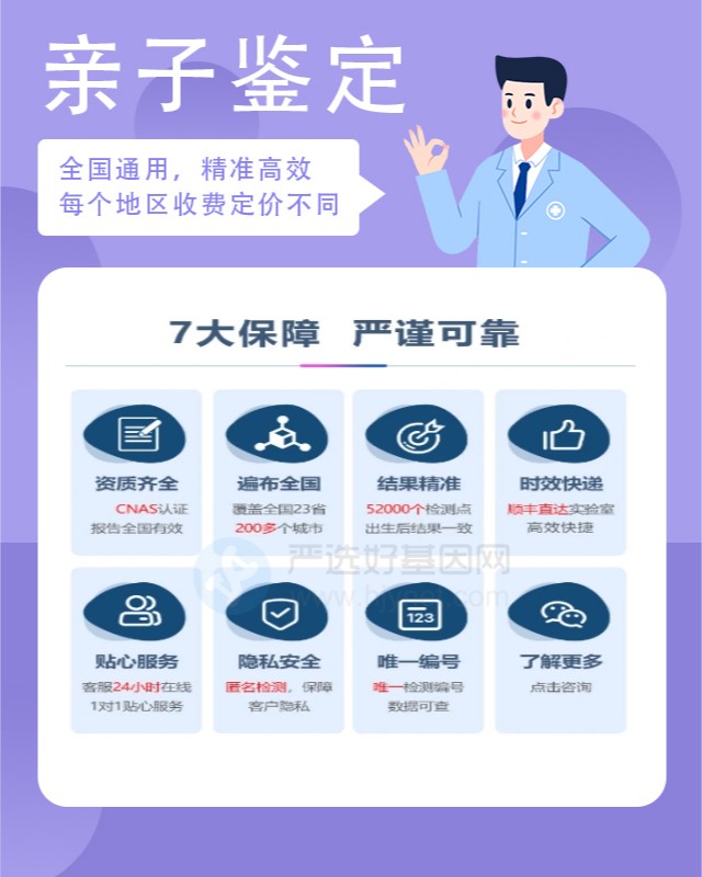 溫州可以做個人隱私親子鑒定的10個中心機構（1天出報告辦理）